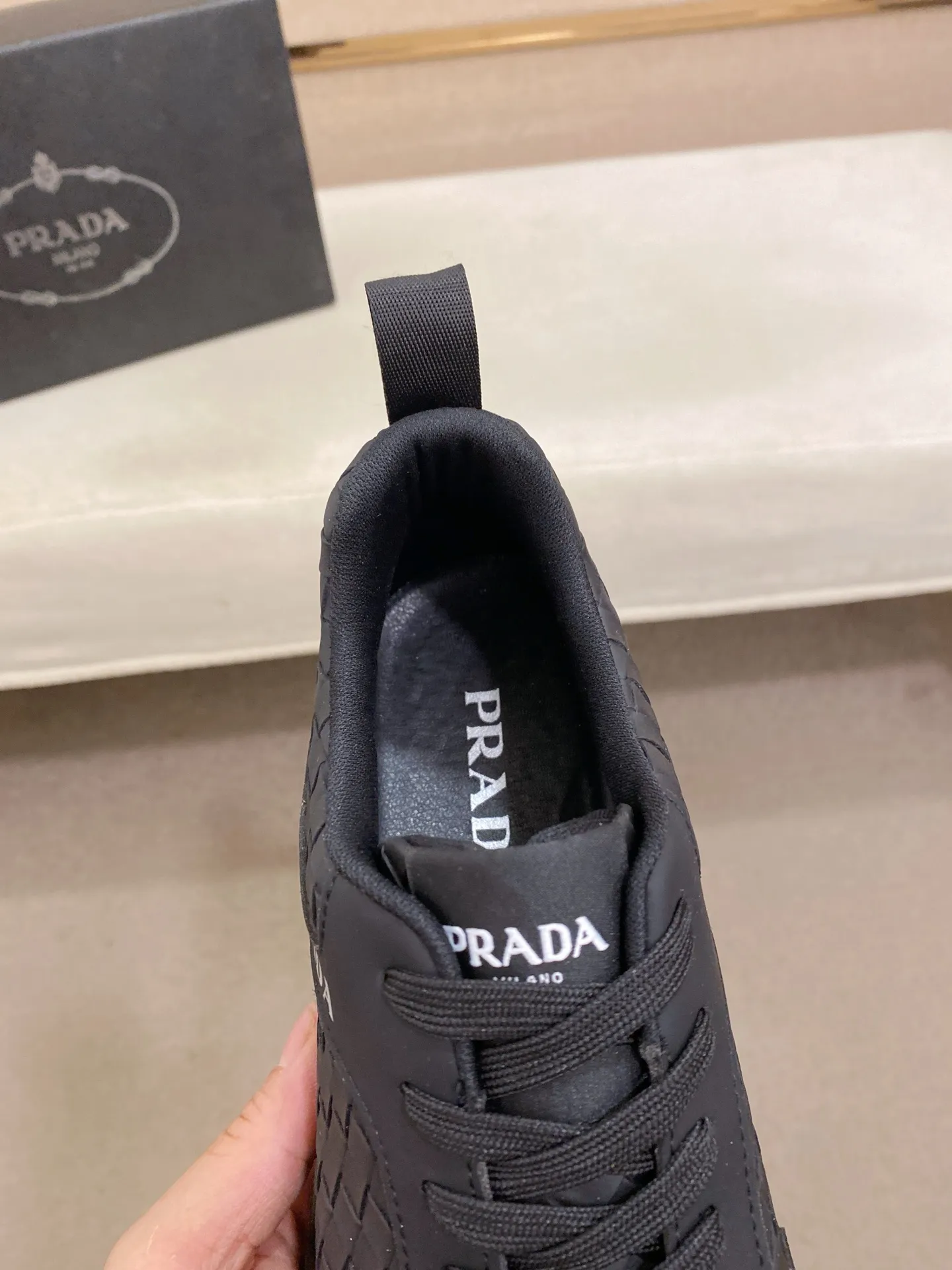 Men's men's shoes💰: 440💰[Prada～Prada] Trendy new styles are on the market. Same style as the official website. Counter quality. Original version. [Strong] [Strong] Imported selected first-layer cowhide. Comfortable and breathable sheepskin lining, fine workmanship, upper layer made of 100% pure cowhide, original last shape, comfortable on the feet, shoe sizes 38 to 44